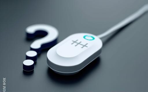 Un tag de telepeaje IAVE mostrado junto a un signo de interrogación.